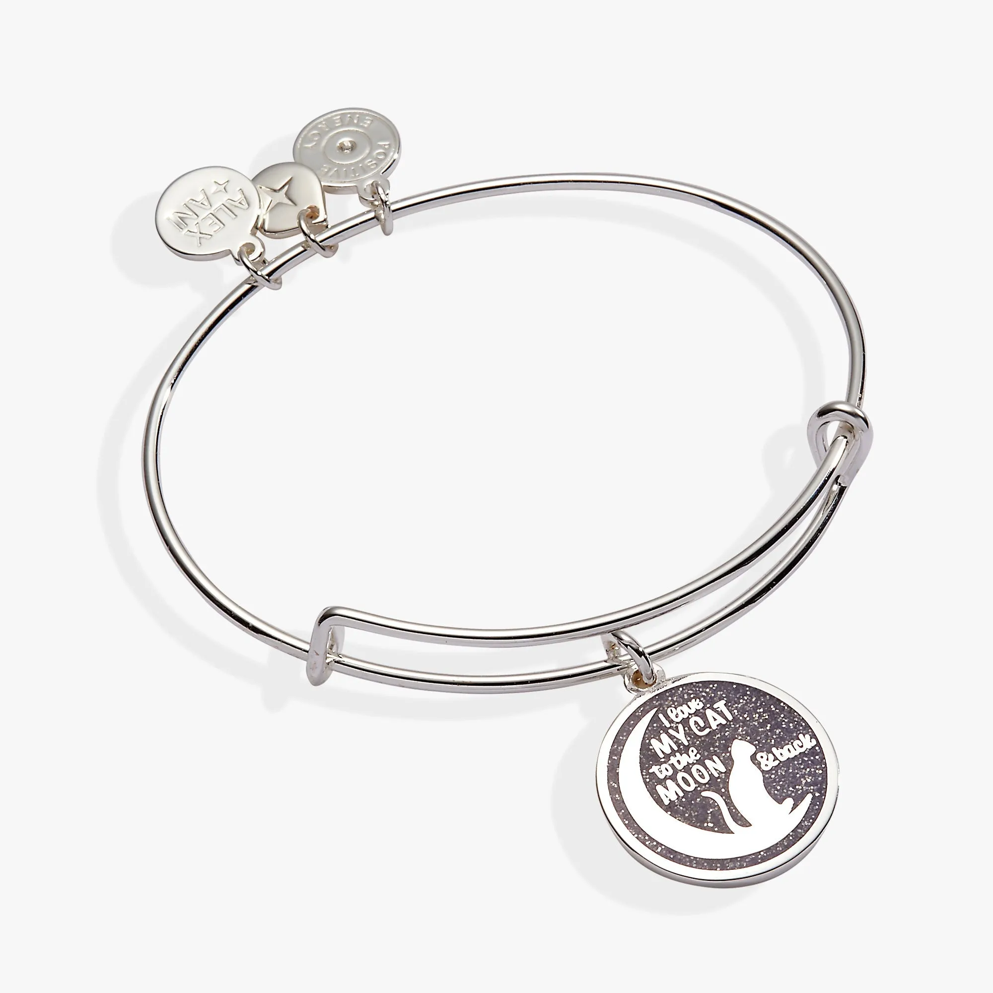 'Love My Cat to the Moon and Back' Bangle sold by Zulily