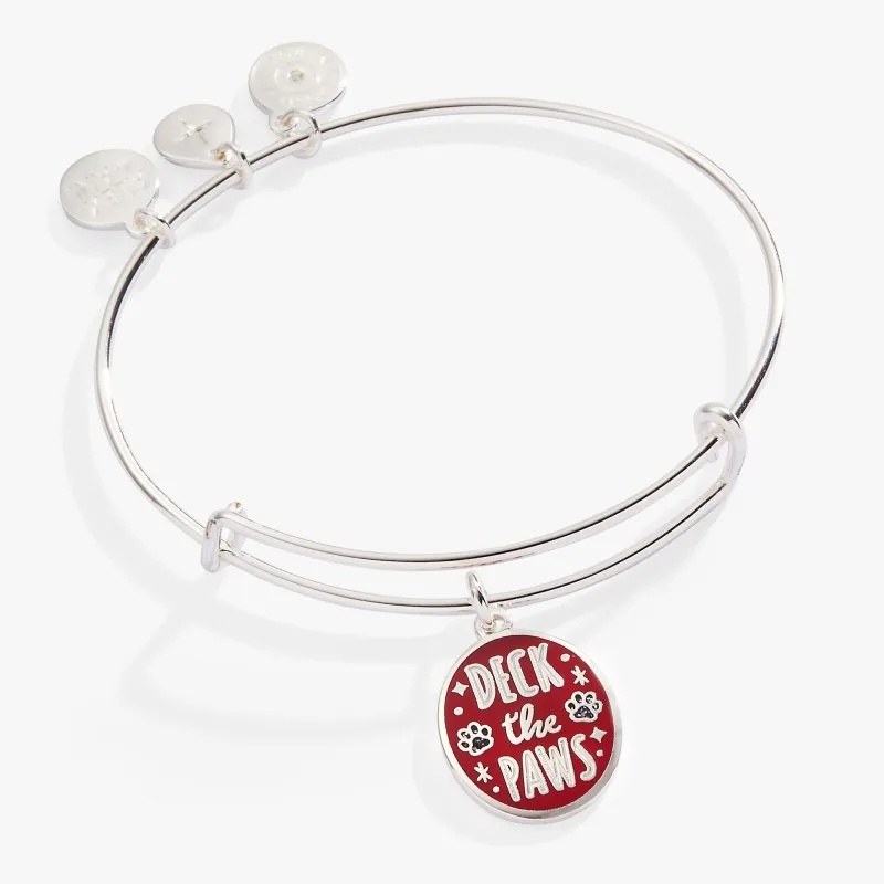 Deck the Paws Charm Bangle sold by Zulily