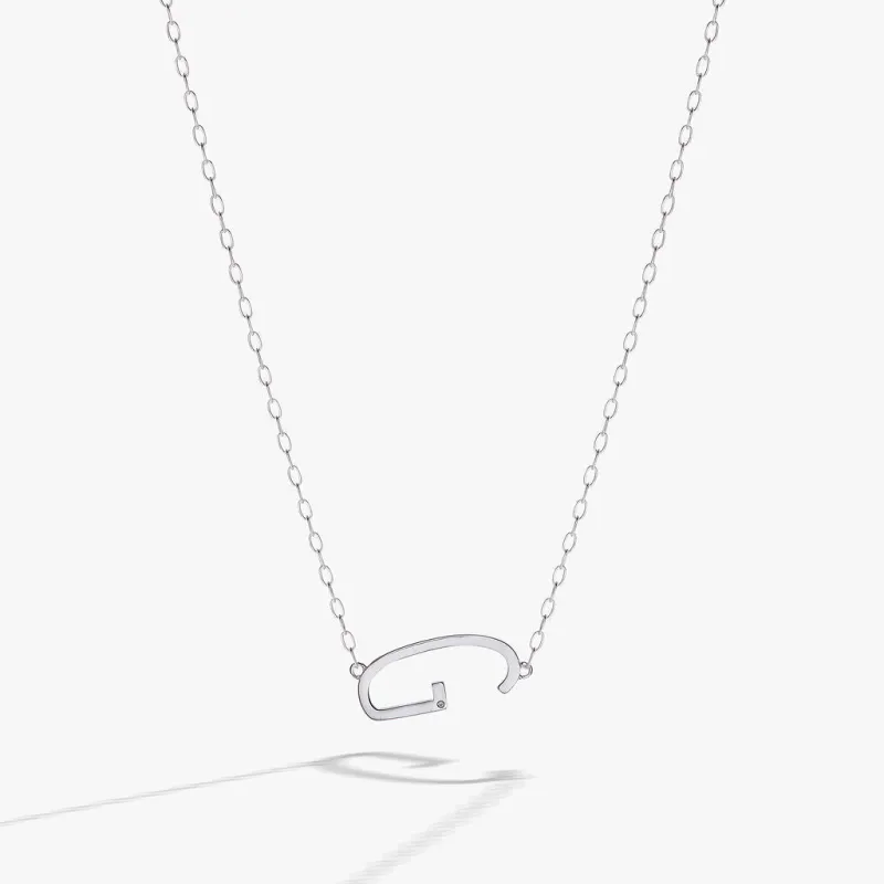 Initial G Precious Elongated Necklace sold by Zulily