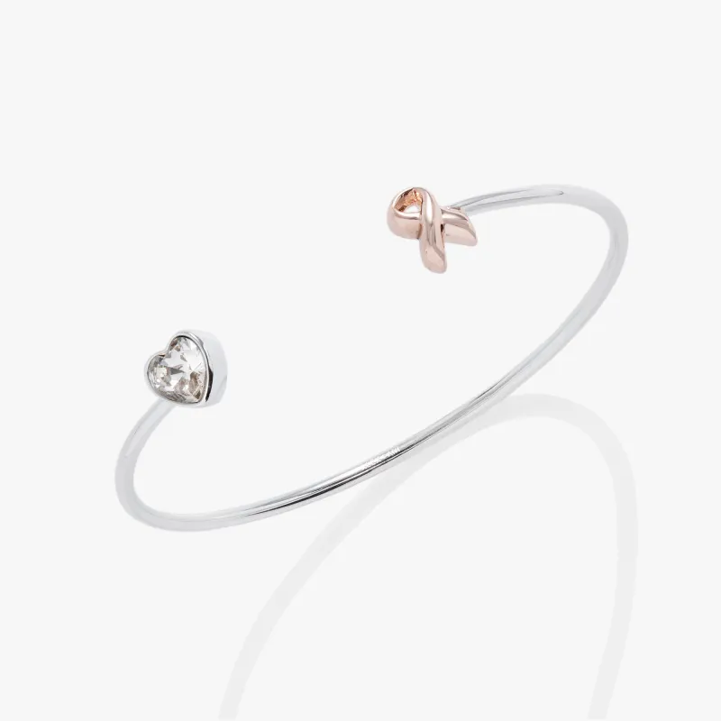 Breast Cancer Awareness Pink Ribbon Flex Cuff sold by Zulily