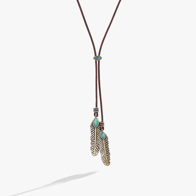 Untamed Turquoise Lariat Necklace sold by Zulily