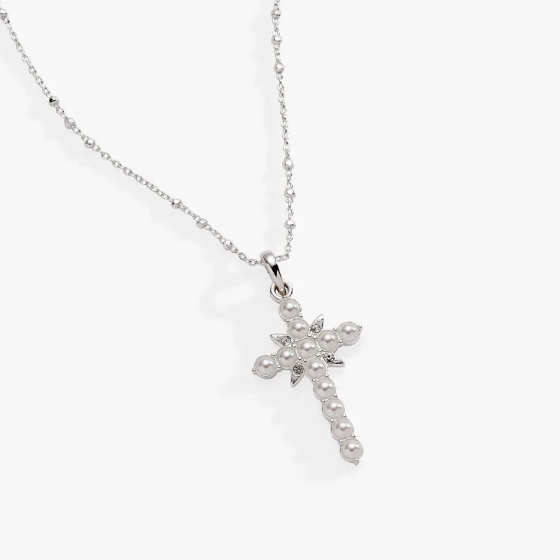 Divine Guides Cross Pendant Necklace sold by Zulily
