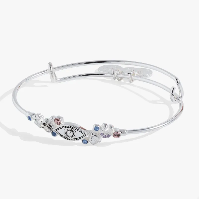 Evil Eye Inline Bangle sold by Zulily