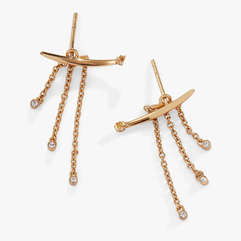 Celestial Shooting Star Ear Jacket Earring sold by Zulily product image thumbnail 2