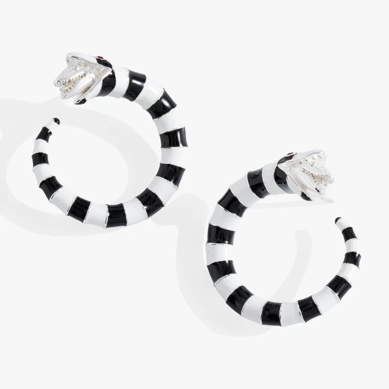 BEETLEJUICE™ Sandworm Hoop Earring made by Alex and Ani