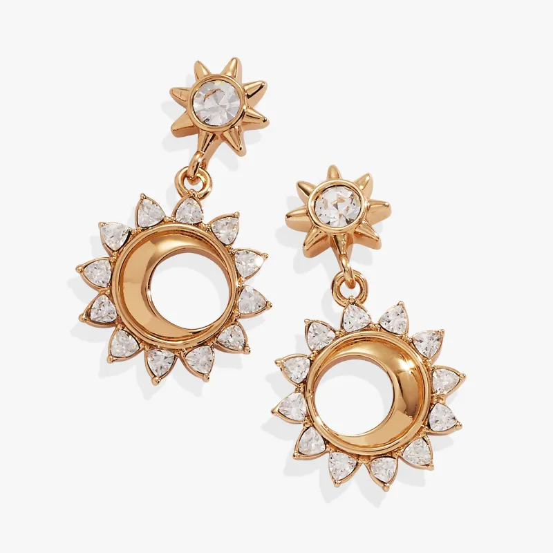 Crystal Celestial Drop Earrings sold by Zulily