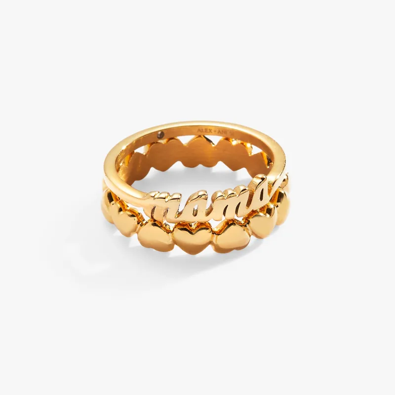 Mama Ring Set of 2 made by Alex and Ani