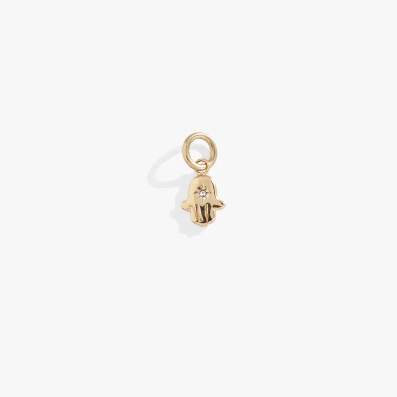 Crystal Hamsa Interchangeable Charm made by Alex and Ani