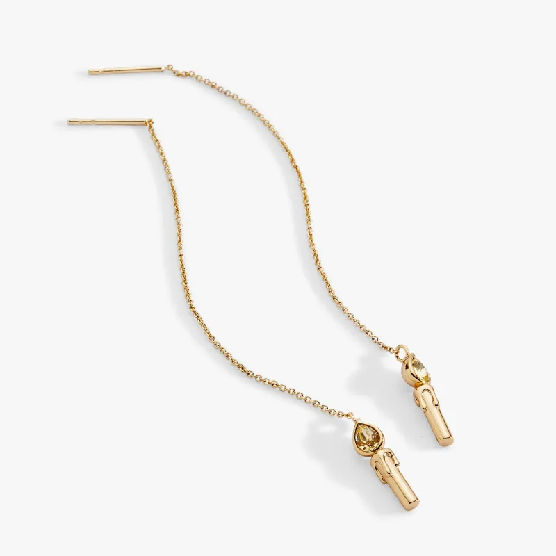 Harry Potter™ Great Hall Candle Threader Earrings made by Alex and Ani