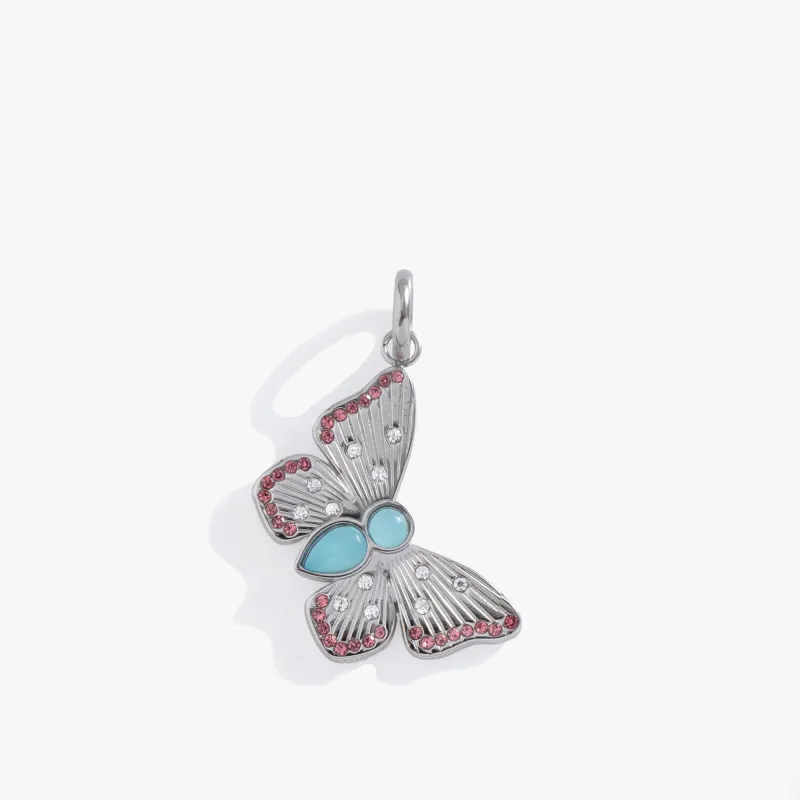 Gemstone Butterfly Interchangeable Charm sold by Zulily