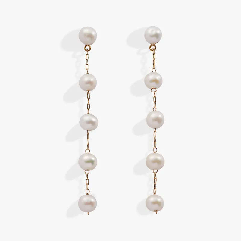 Freshwater Pearl Drop Earrings sold by Zulily