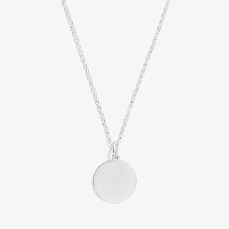 Circle Charm Necklace, 21'' sold by Zulily