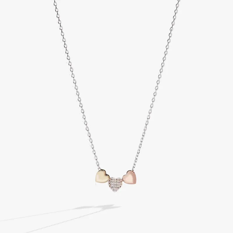 Crystal Heart Slider Necklace sold by Zulily