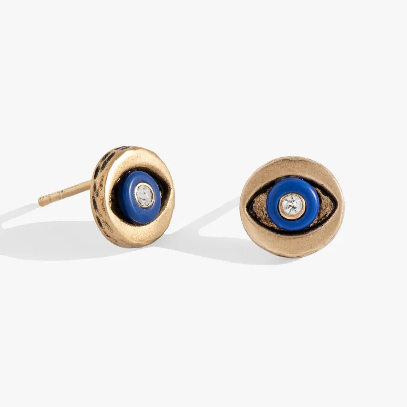 Untamed Evil Eye Stud Earring sold by Zulily