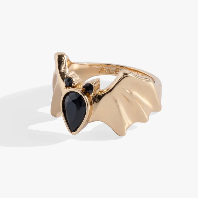 Crystal Bat Ring sold by Zulily
