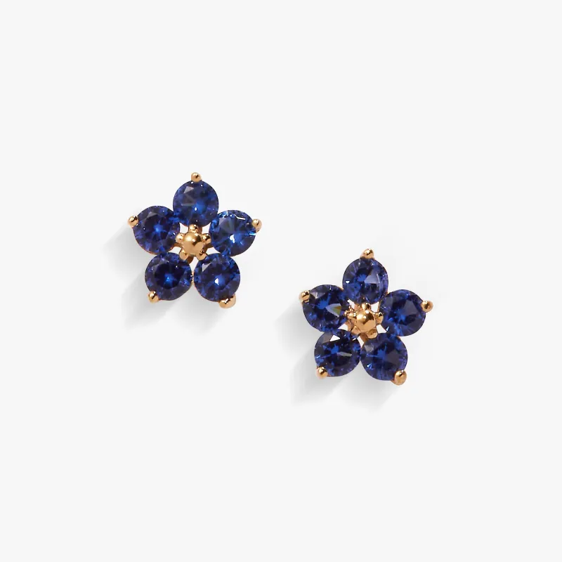 Crystal Forget-Me-Not Flower Earrings sold by Zulily