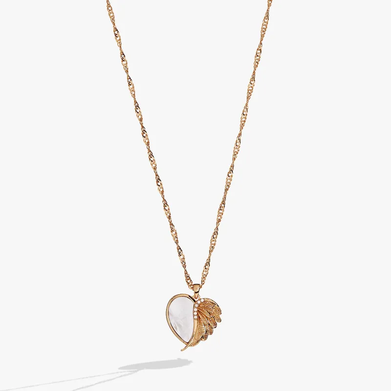 Wings of Protection Charm Necklace sold by Zulily