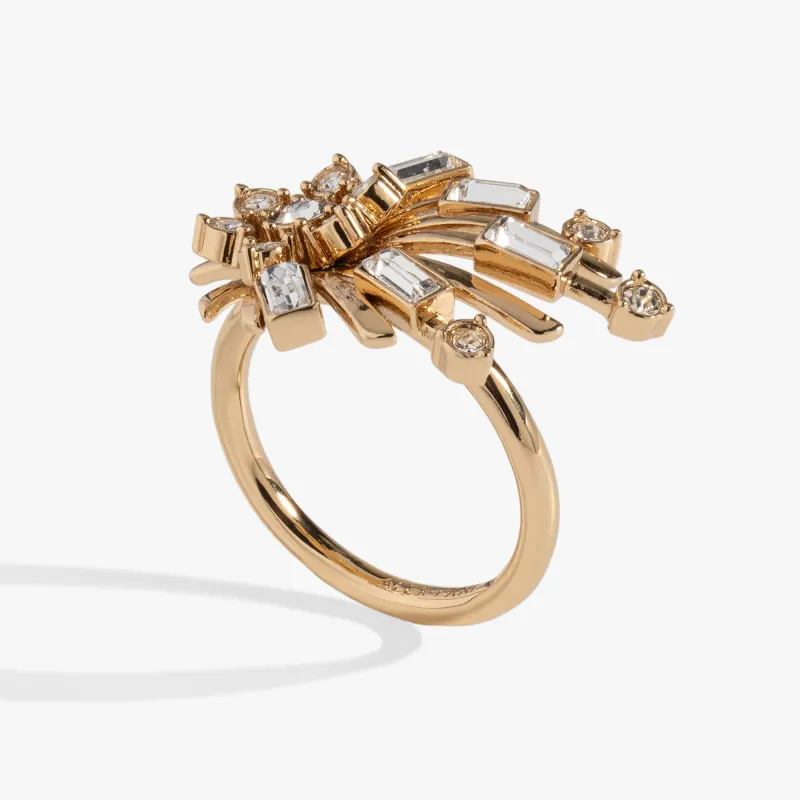 Festive Sparkle Statement Ring made by Alex and Ani