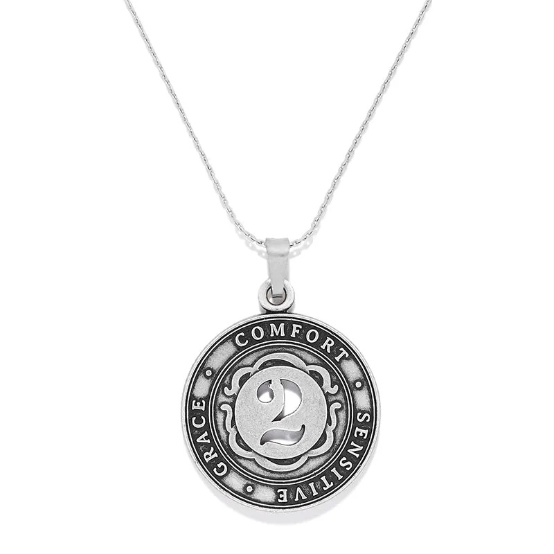 Number 2 Necklace, Expandable | Grace, Comfort, and Sensitive made by Alex and Ani