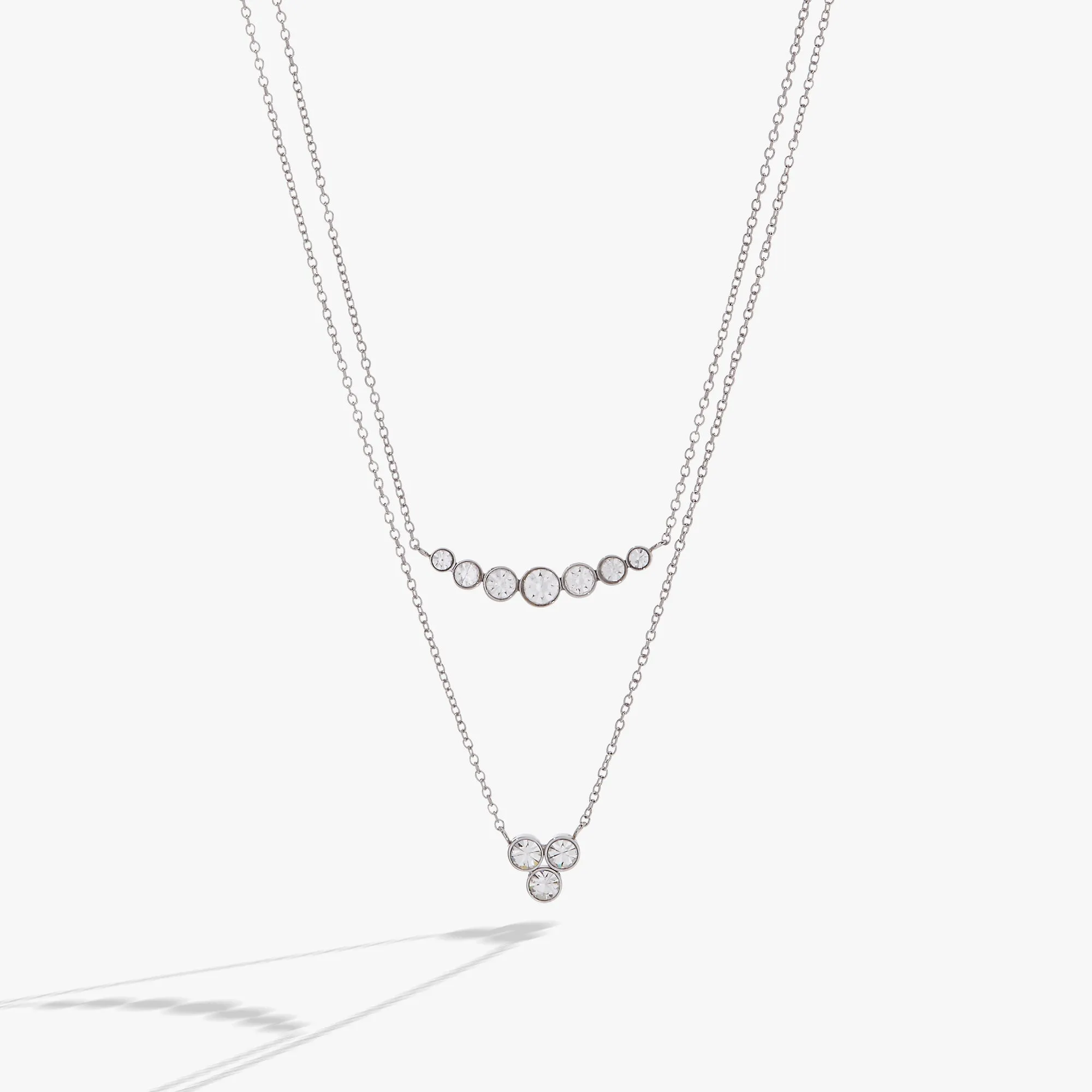 Double-Layer Crystal Necklace sold by Zulily product image thumbnail 3