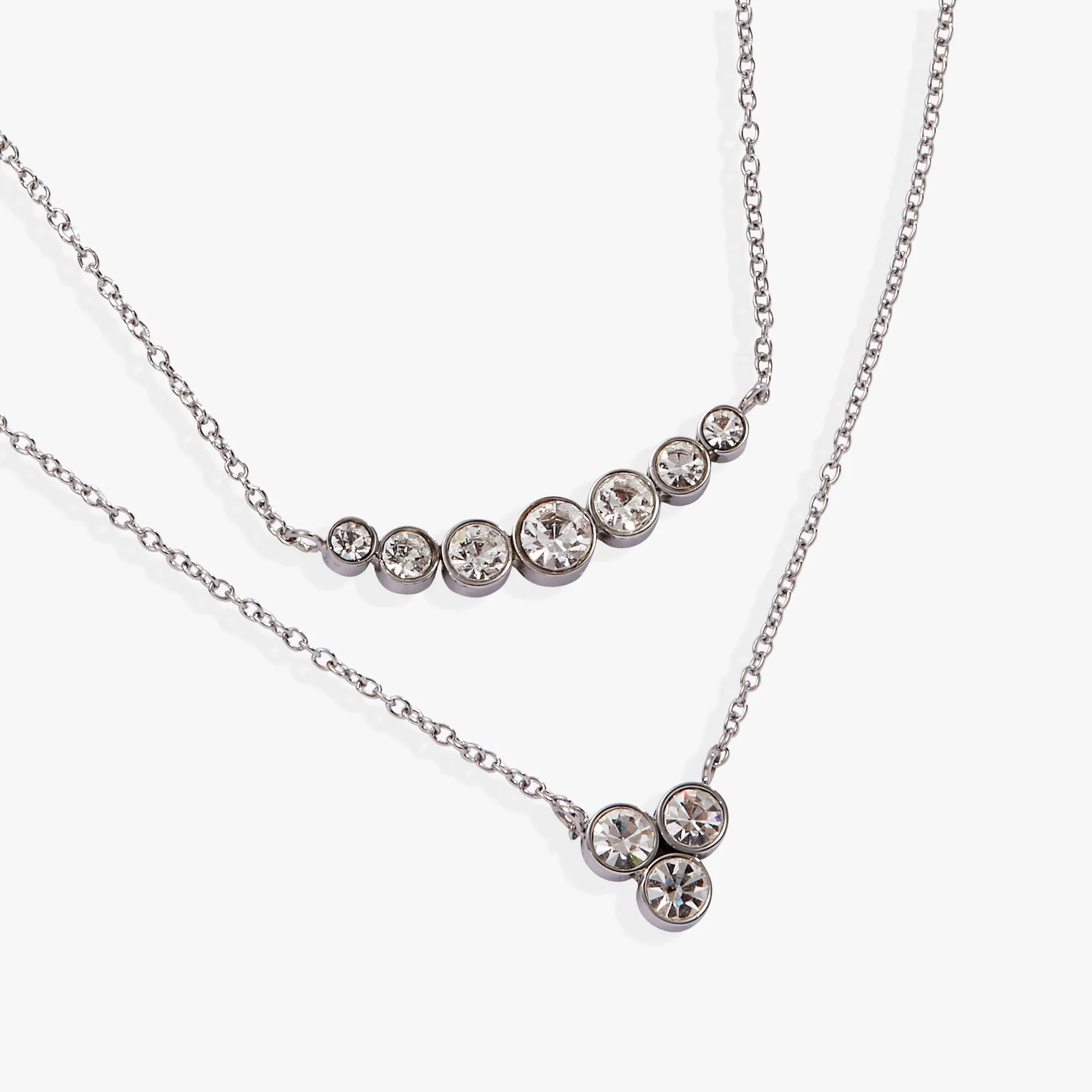 Double-Layer Crystal Necklace sold by Zulily product image thumbnail 4