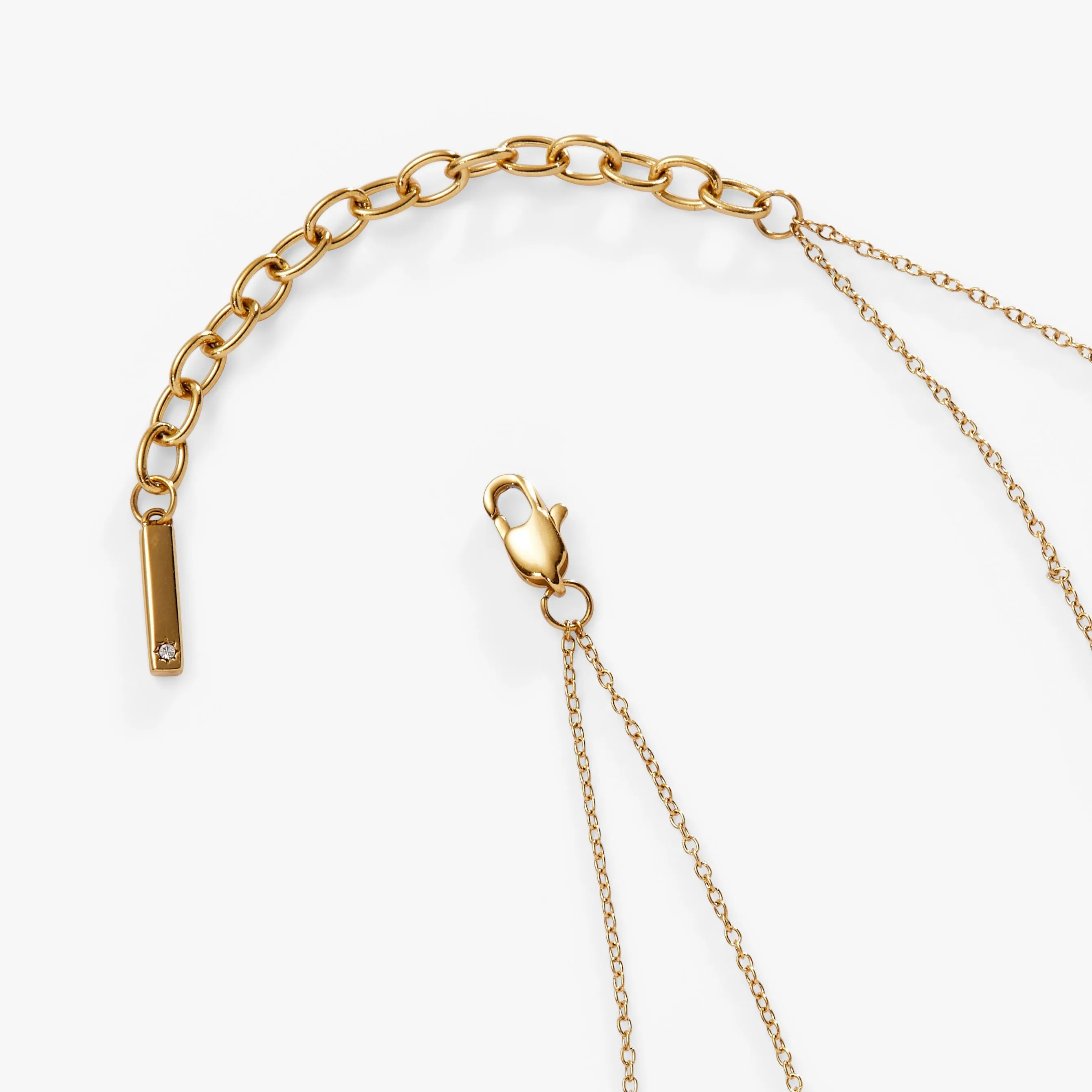 Double-Layer Crystal Necklace sold by Zulily product image thumbnail 5