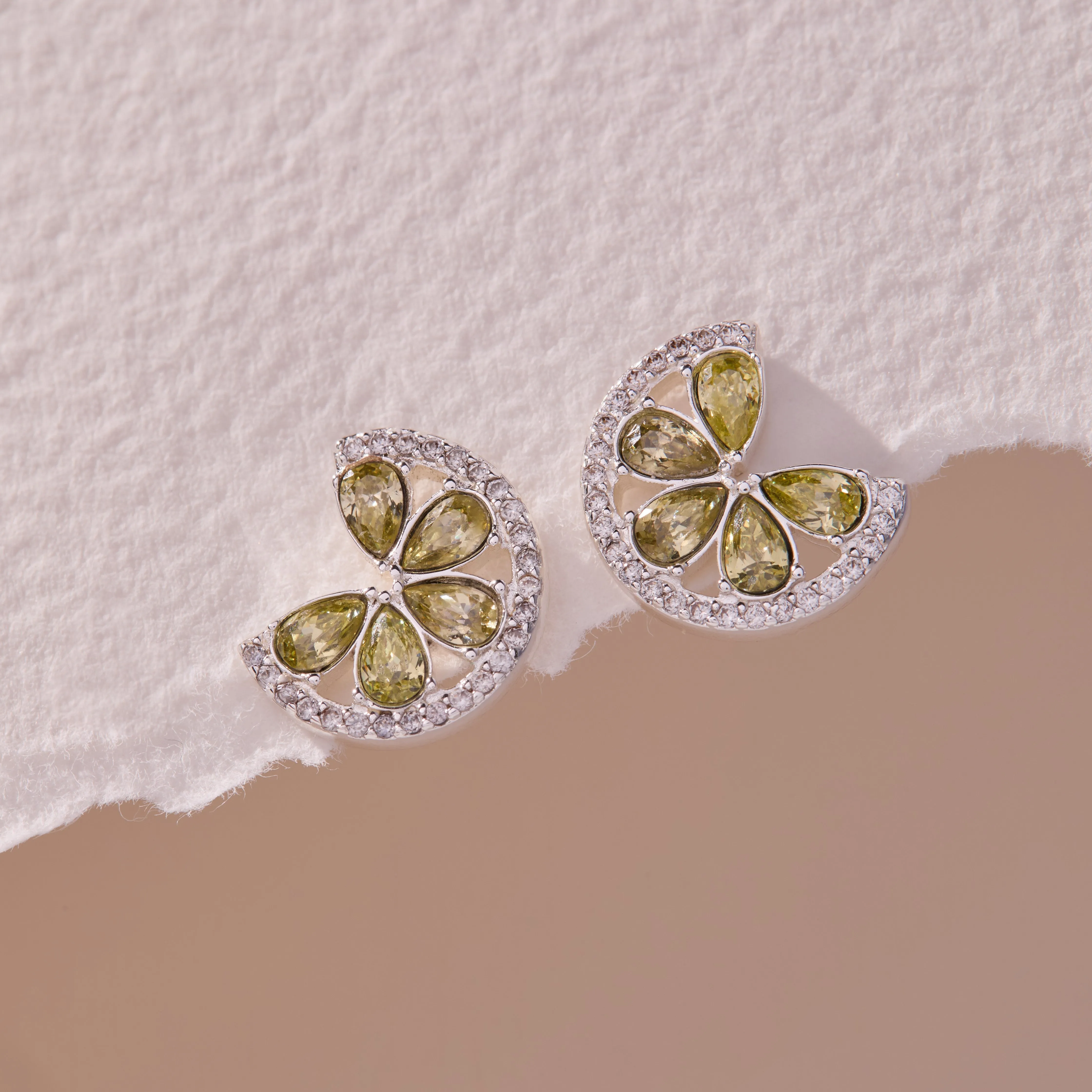Margarita Lime Stud Earring sold by Zulily product image thumbnail 2