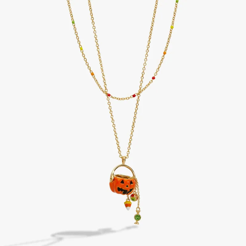 'Trick or Treat' Layered Necklace sold by Zulily