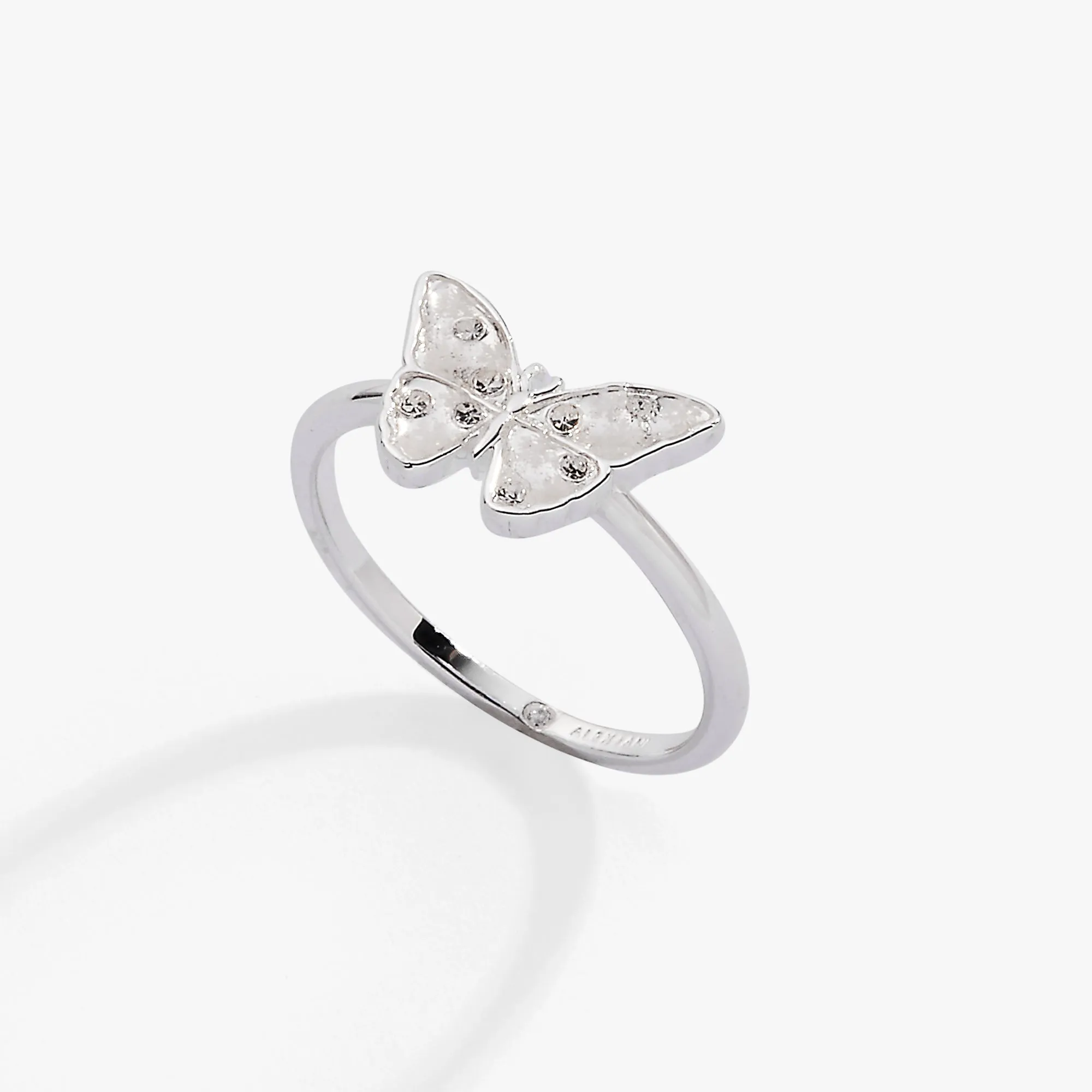 Glass Butterfly Statement Ring sold by Zulily