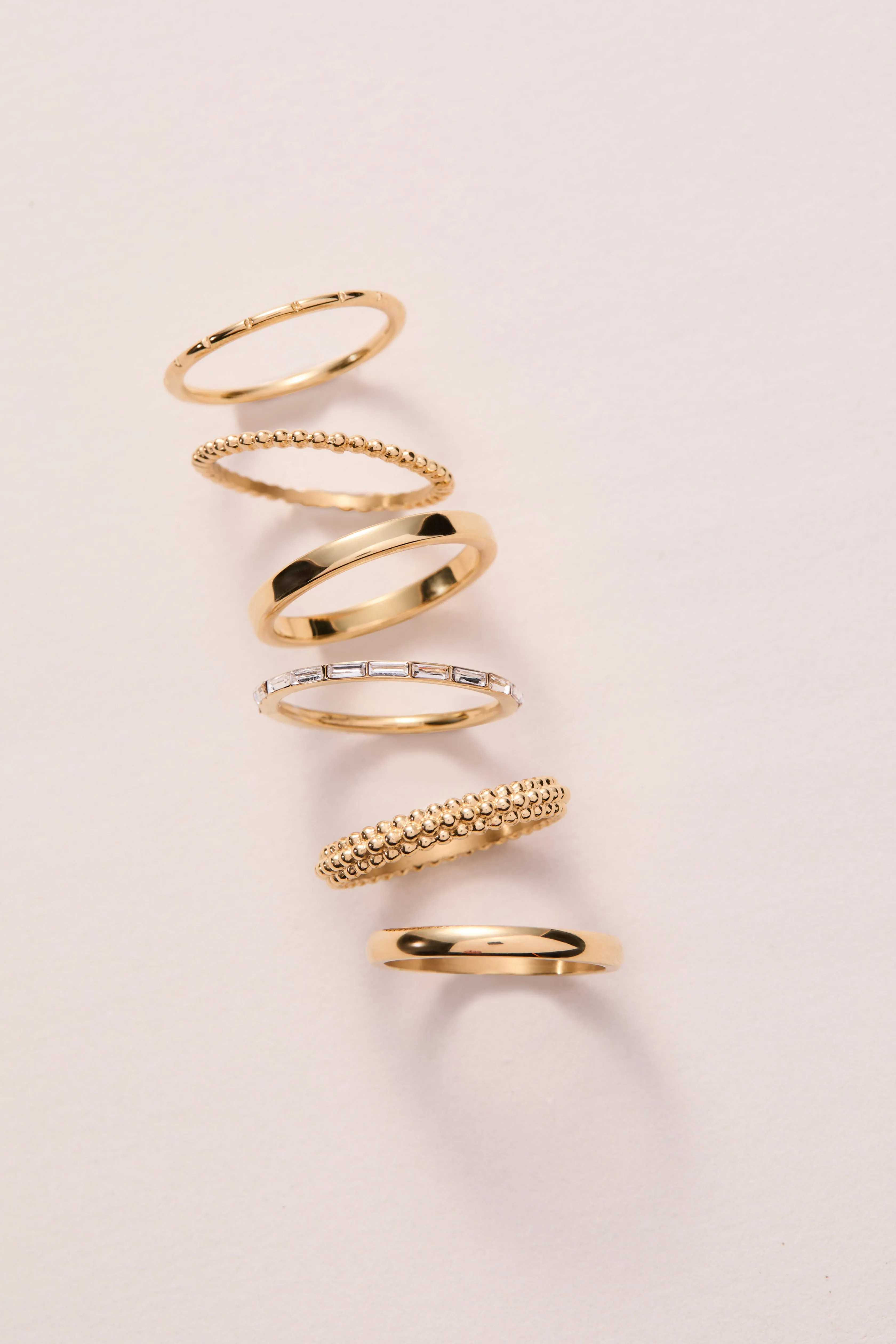 Baguette Stacking Ring Set of 3 sold by Zulily product image thumbnail 4