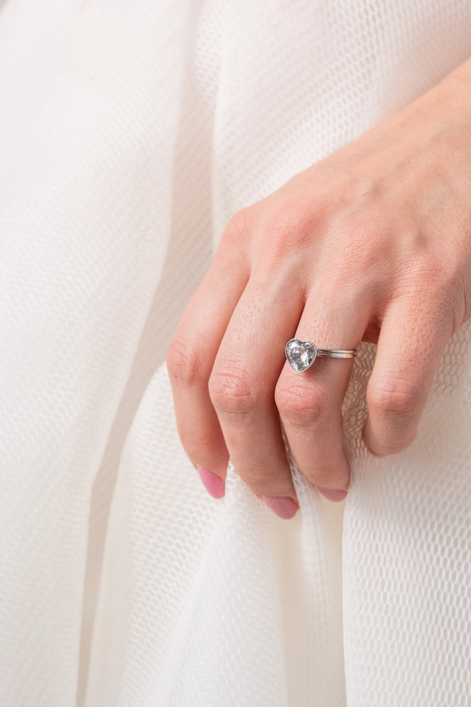 Crystal Heart Ring sold by Zulily product image thumbnail 4