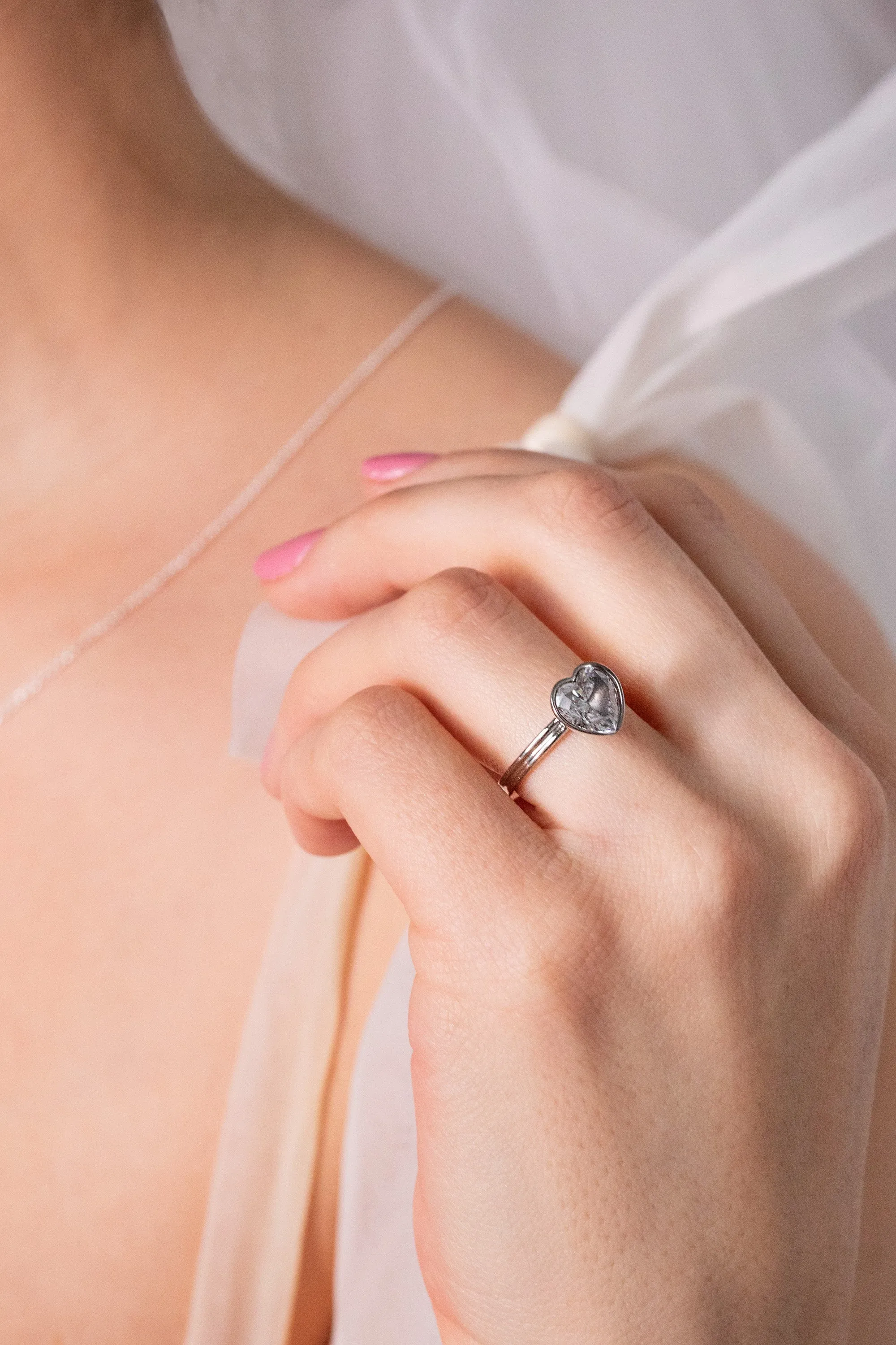 Crystal Heart Ring sold by Zulily product image thumbnail 2
