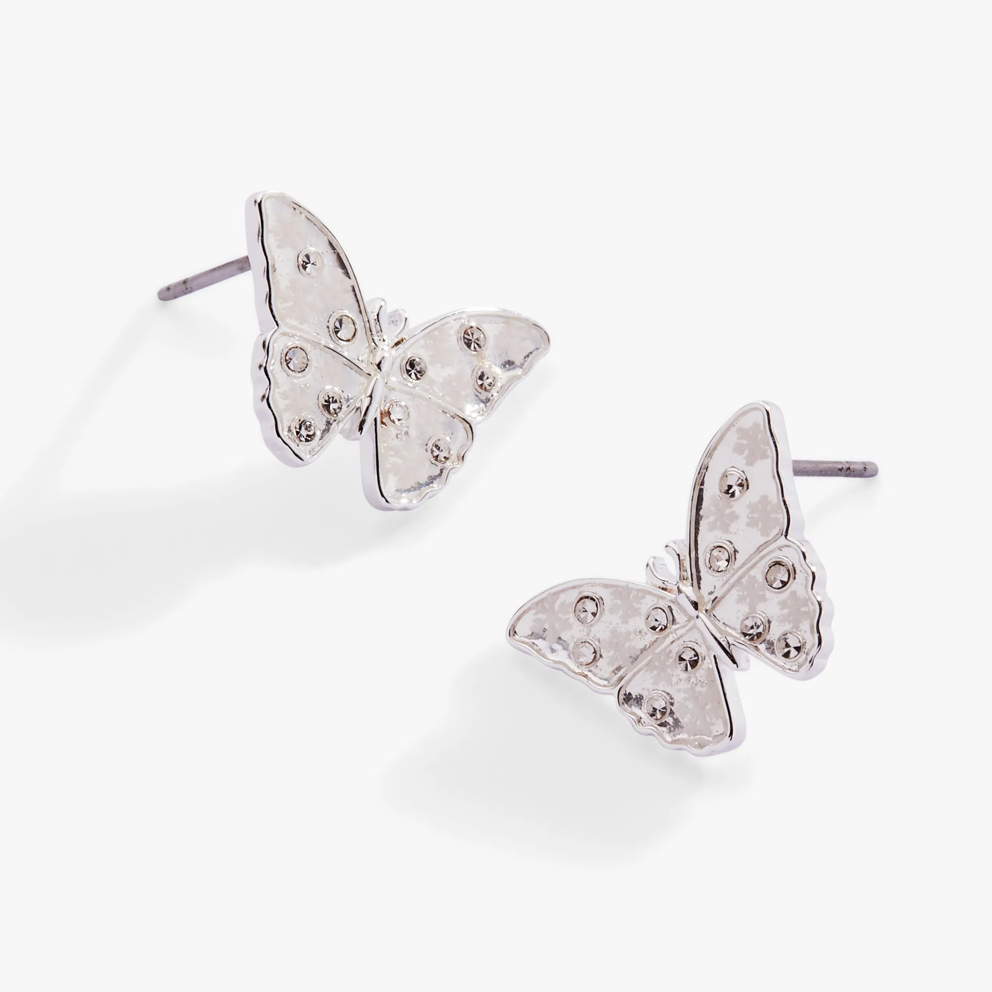 Glass Butterfly Statement Stud Earrings sold by Zulily product image thumbnail 3
