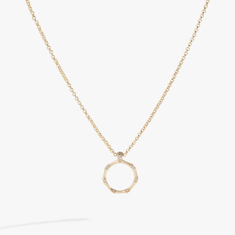Bamboo Pendant made by Alex and Ani