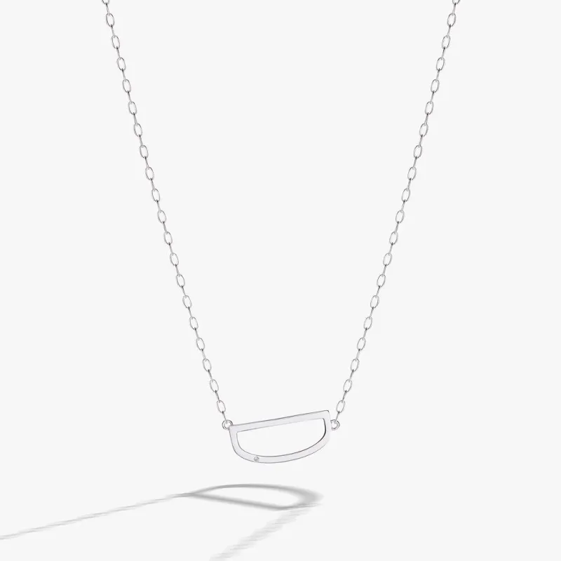 Initial D Precious Elongated Necklace sold by Zulily