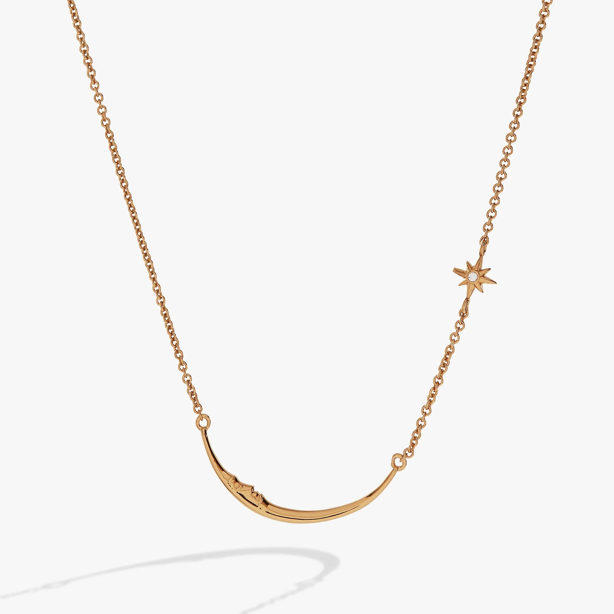 Crescent Moon Necklace sold by Zulily