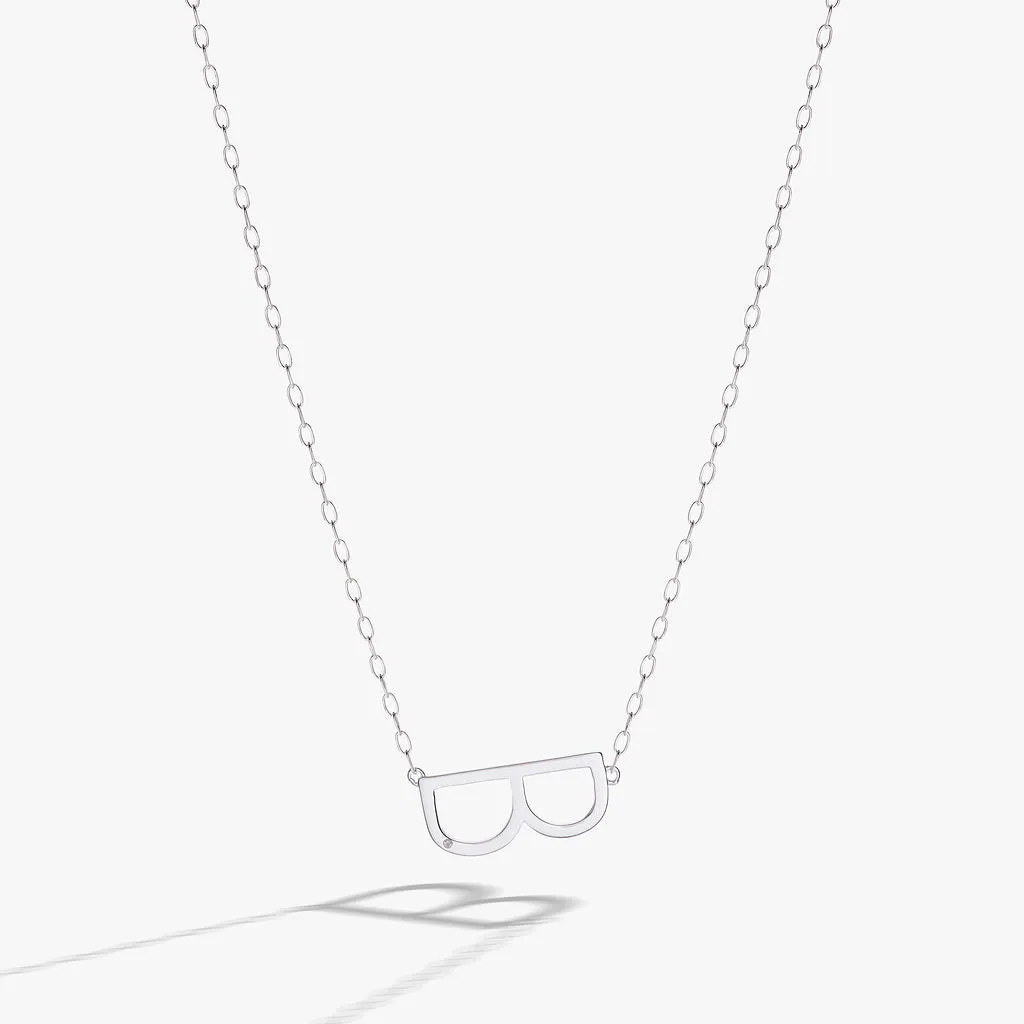 Initial B Precious Elongated Necklace sold by Zulily product image thumbnail 5