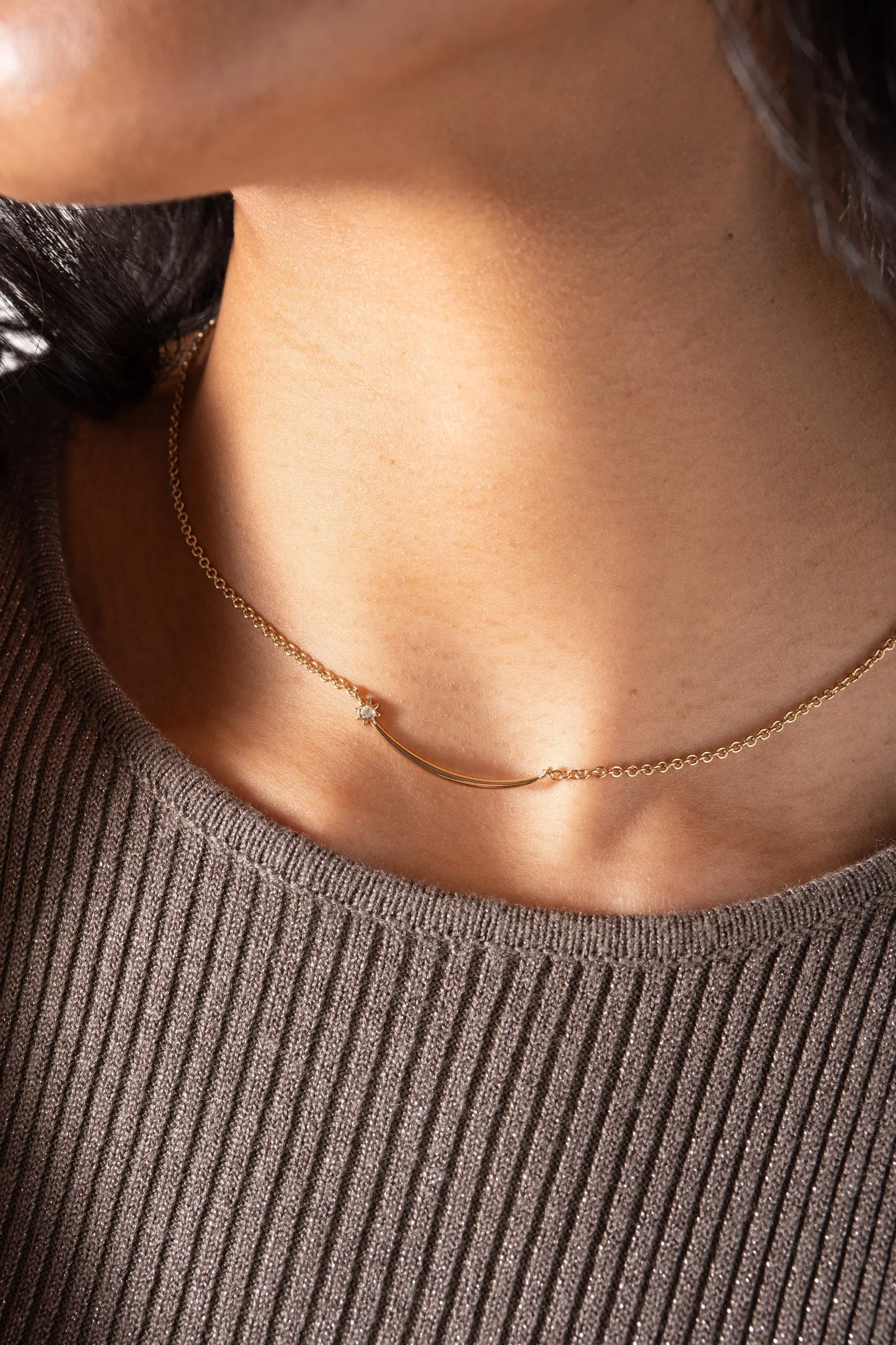 Celestial Shooting Star Necklace sold by Zulily product image thumbnail 3