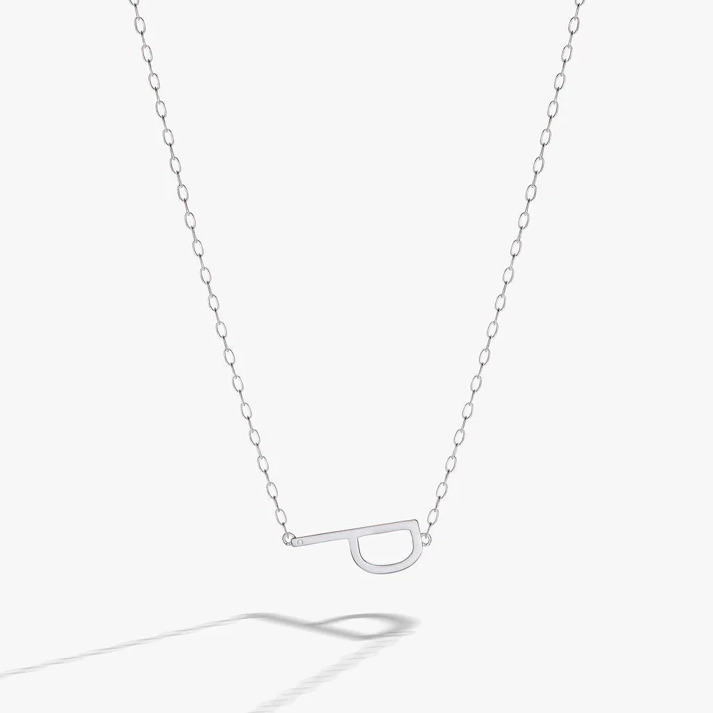 Initial P Precious Elongated Necklace sold by Zulily