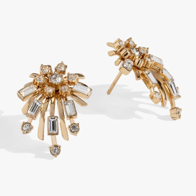 Festive Sparkle Stud Earrings sold by Zulily