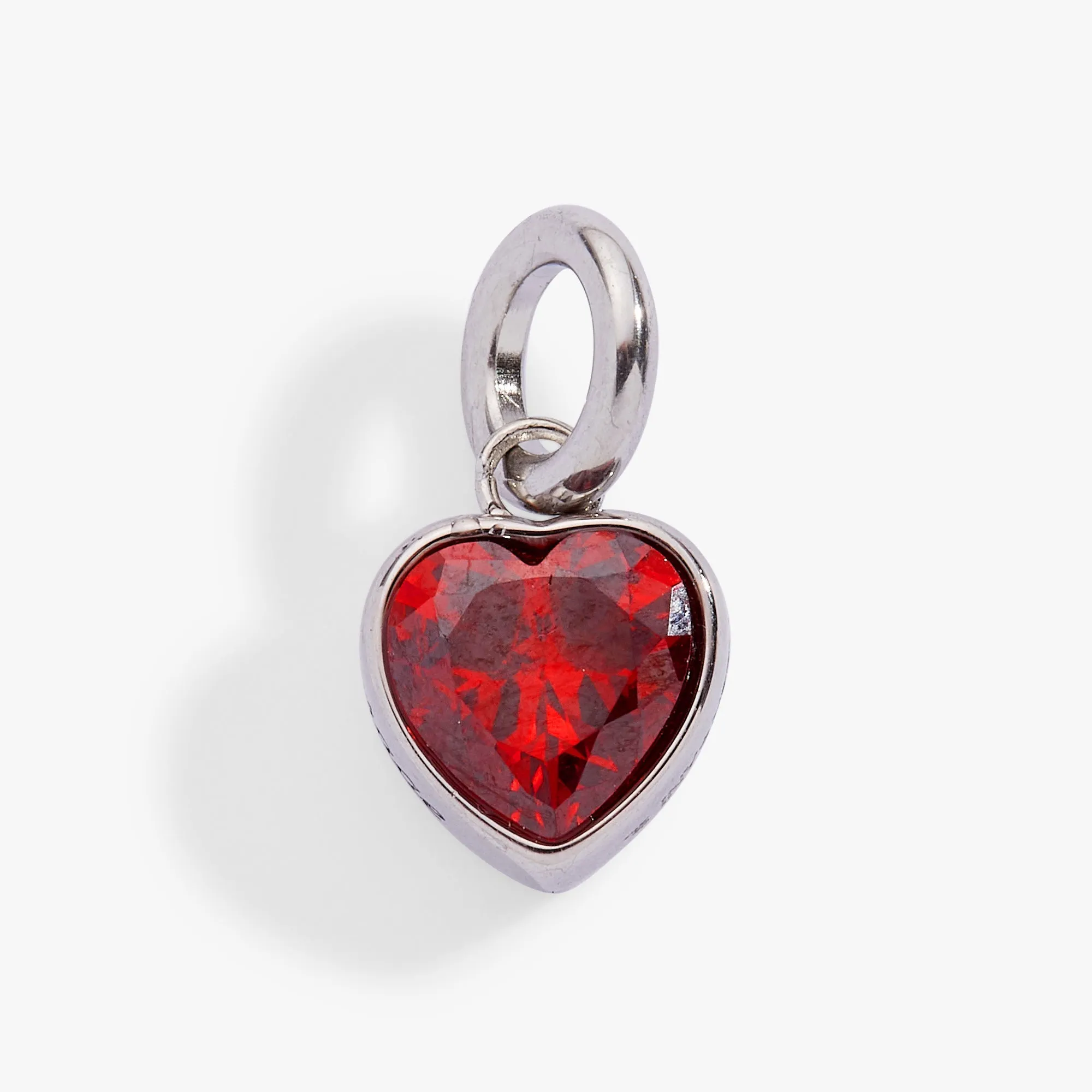July 'Love' Heart Birthstone Charm sold by Zulily product image thumbnail 2