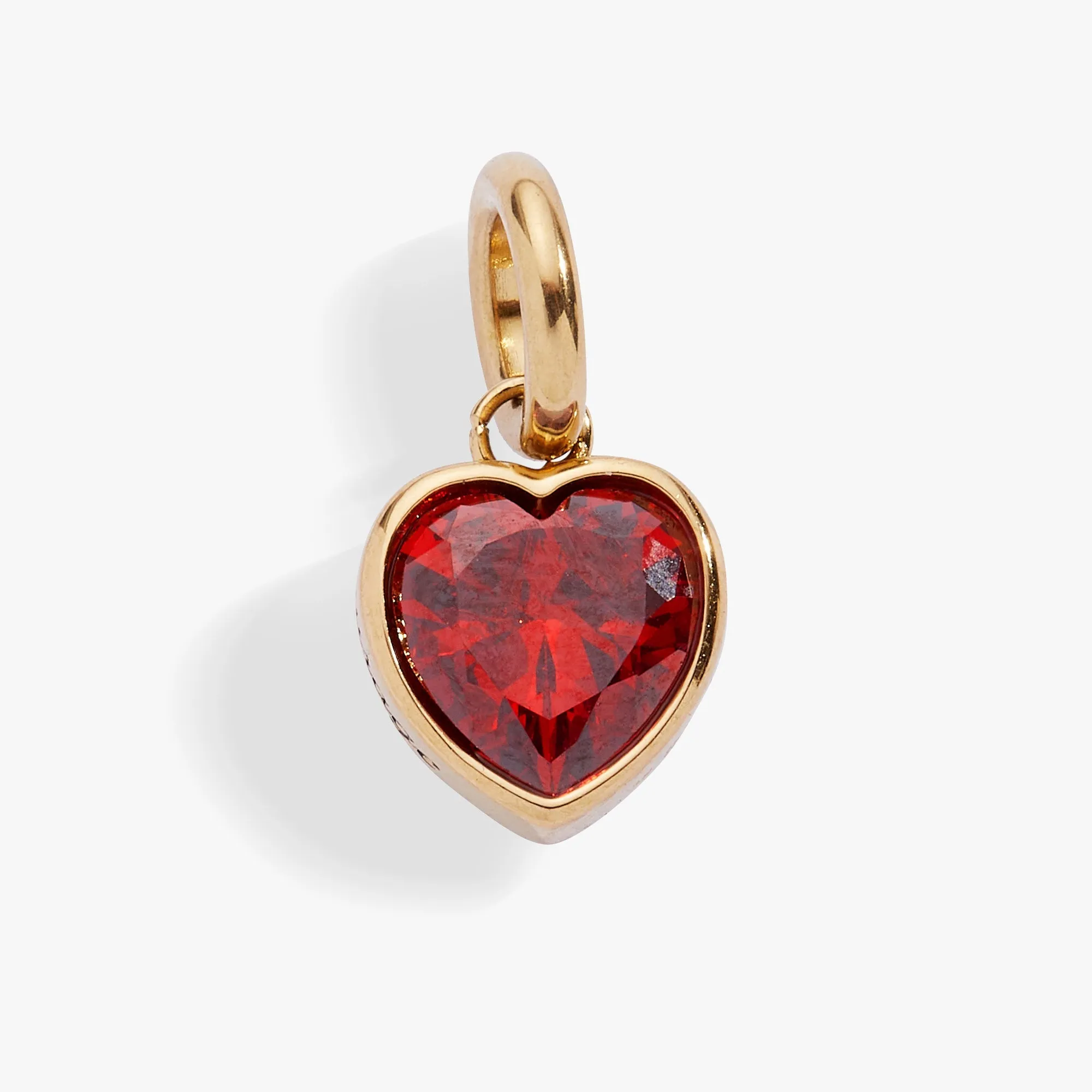 July 'Love' Heart Birthstone Charm sold by Zulily