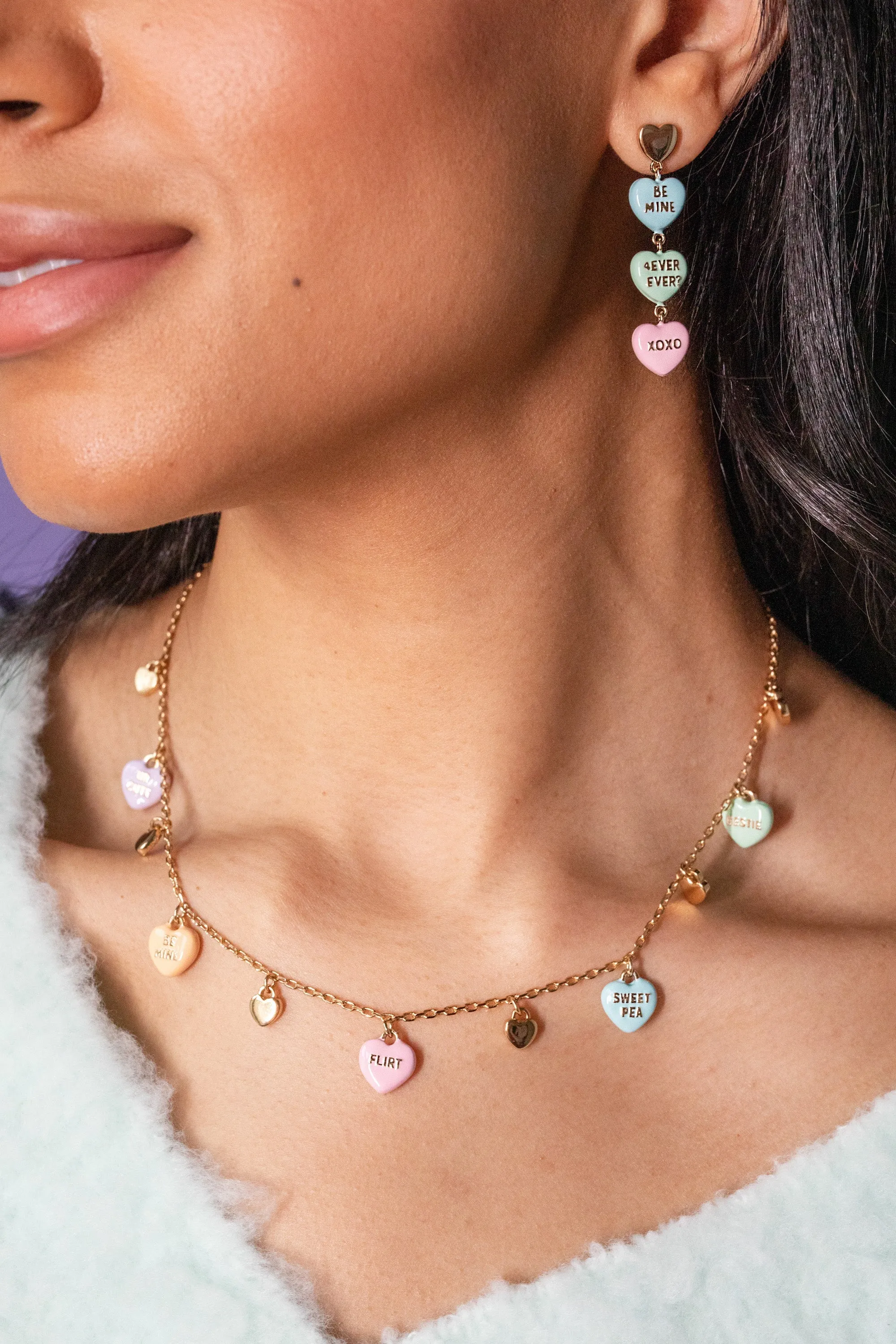 Sweethearts® Multi-Charm Necklace sold by Zulily product image thumbnail 3