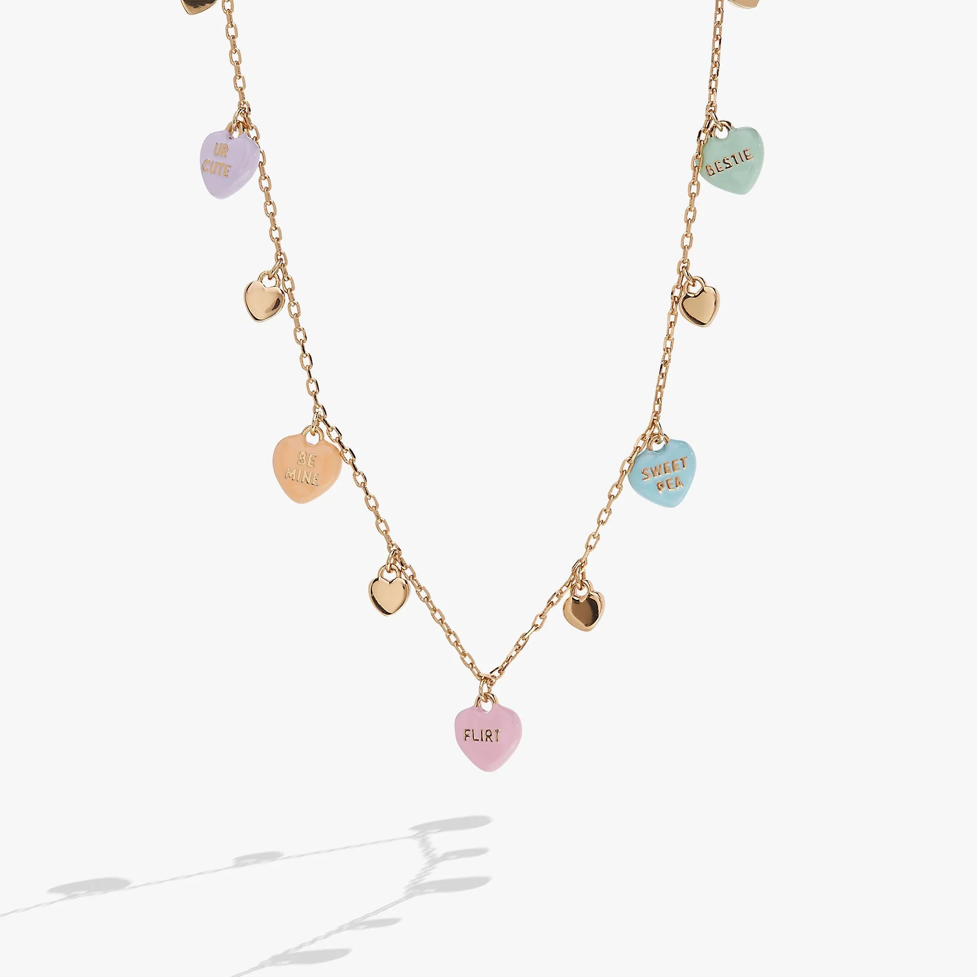 Sweethearts® Multi-Charm Necklace sold by Zulily