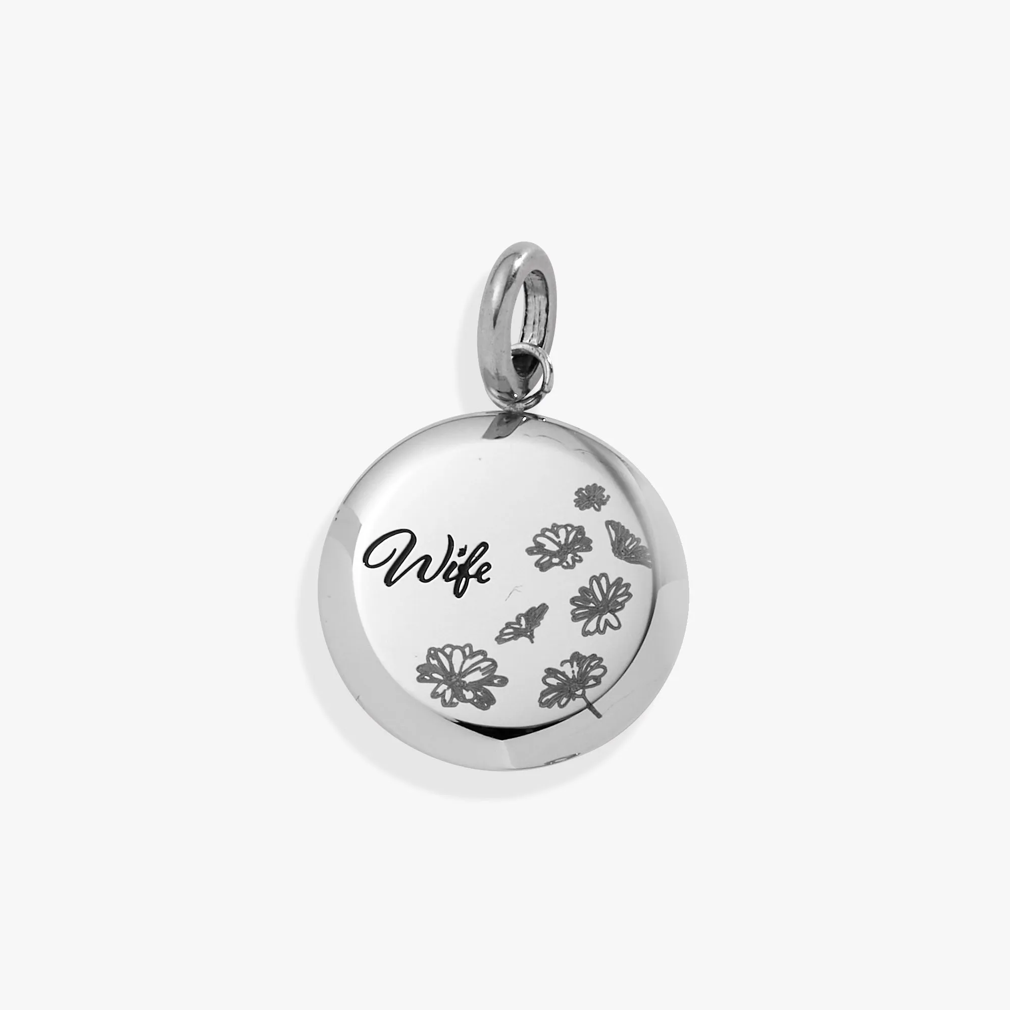 Wife Flower Disc Charm sold by Zulily product image thumbnail 5