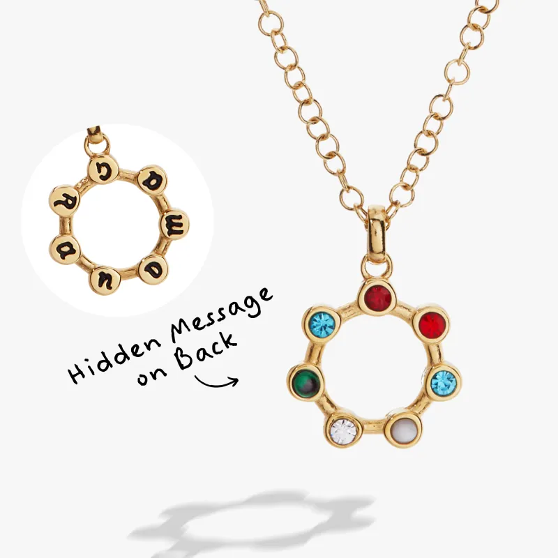 Grandma Hidden Message Acrostic Necklace sold by Zulily