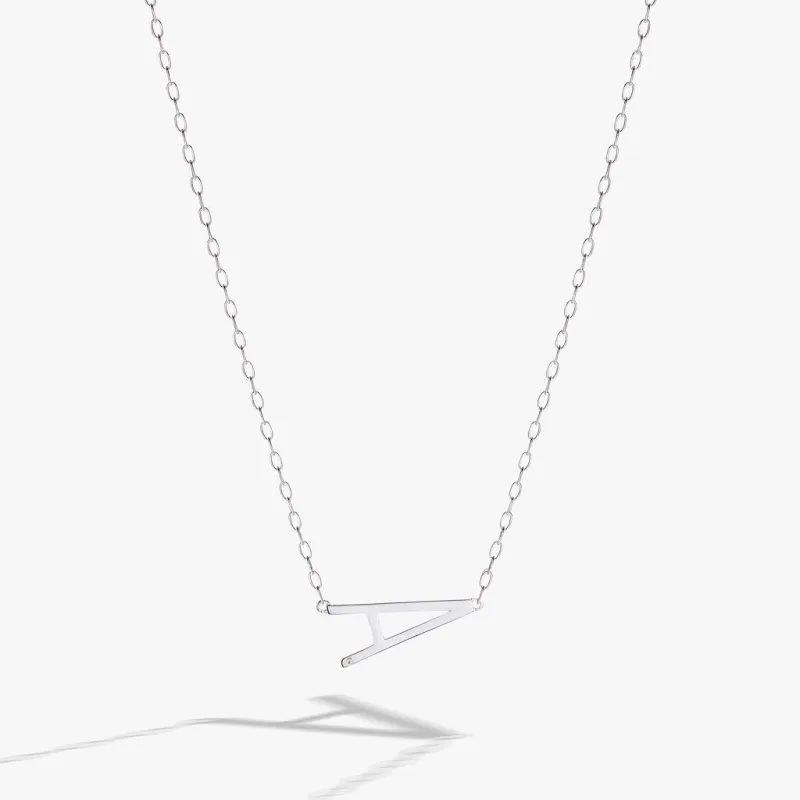 Initial A Precious Elongated Necklace sold by Zulily