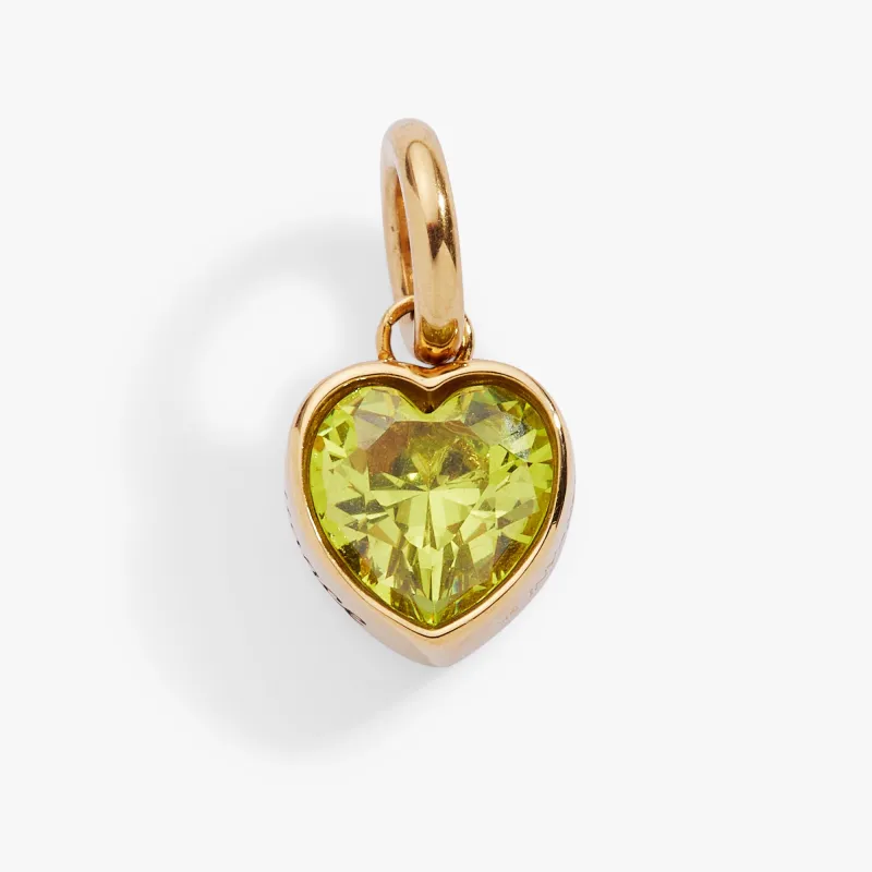 August 'Radiance' Heart Birthstone Charm sold by Zulily