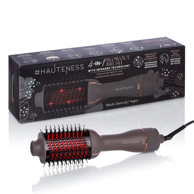 Hauteness Hauteness 4inOne Blowout Brush with Infrared Technology-BLACK made by Zulily