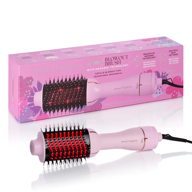 Hauteness 4inOne Blowout Brush with Infrared Technology -PINK made by Zulily